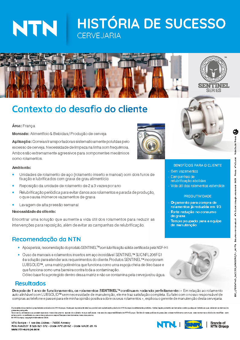 Capa Caso de Sucesso numa Cervejaria